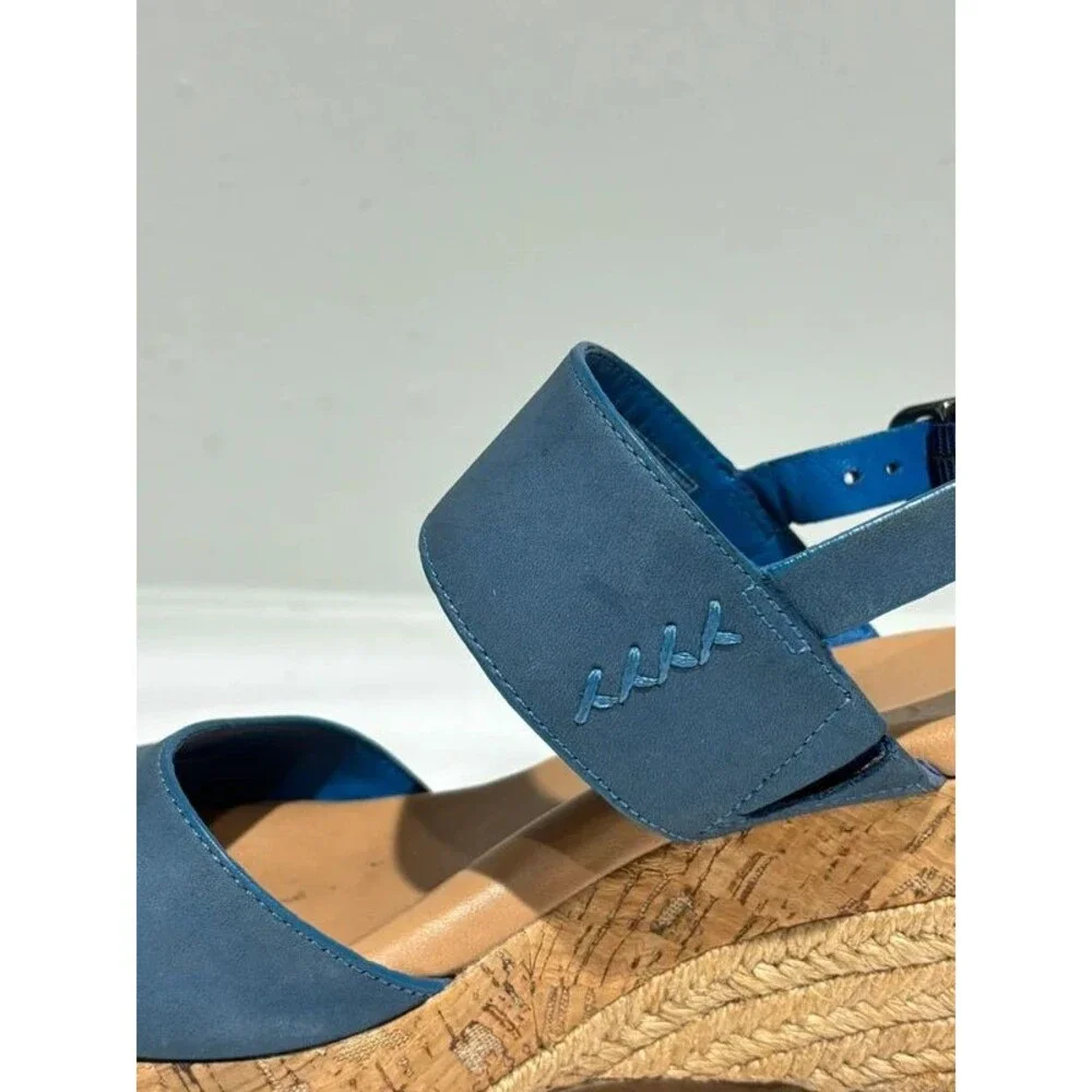 UGG Blue Wedge Sandals  Size 6